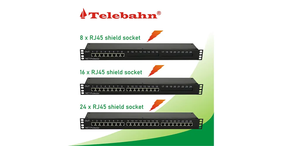 Network Surge Suppressor for 19-Inch Rack