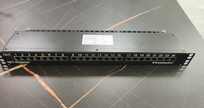 19-Inch Rack Surge Protector for Networking Devices