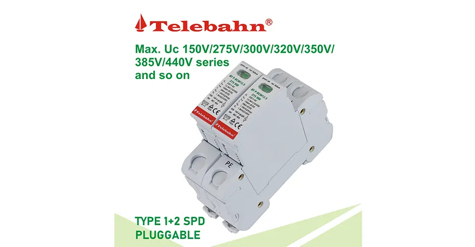 T1+T2 12.5kA Surge Protection for Data and Communication Systems