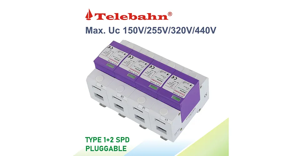 Type 1+Type 2 Surge Protection for Power Systems with 25kA Protection