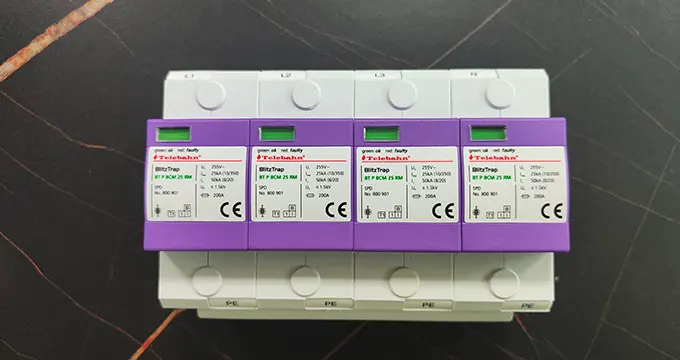 25kA T1 and T2 Surge Suppressor