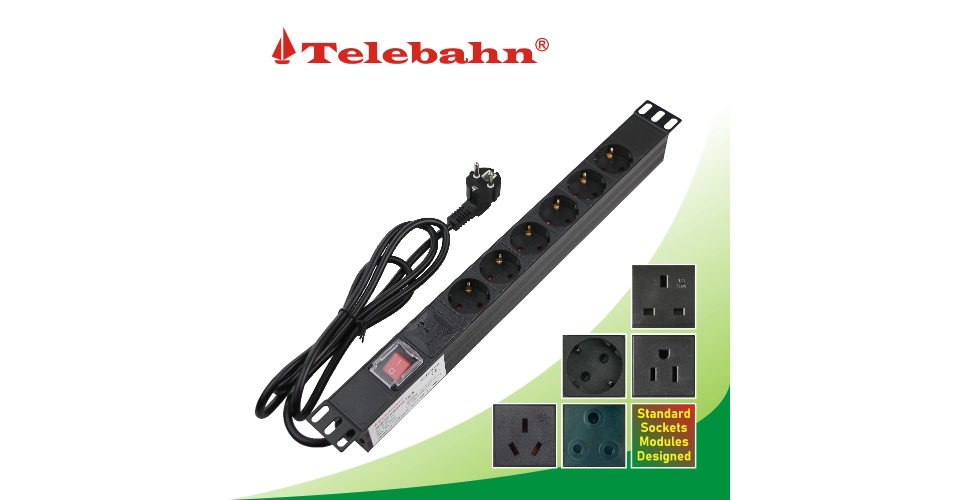 6-Outlet Power Strip with Built-in Surge Suppression