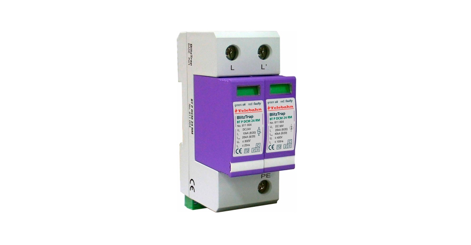 DC Surge Protector with Overvoltage Protection