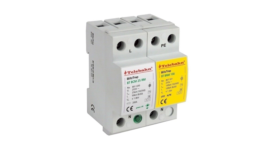 DIN Rail Mounted Type 1 Surge Protection Device