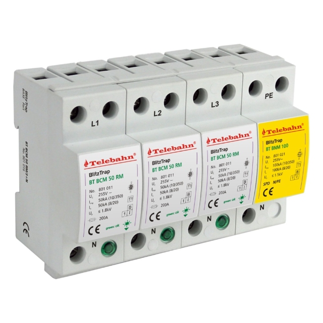 3 Phase Surge Protection Device -BT BCM 50 RM/3+N