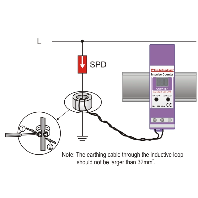 Surge Event Counter for Electrical Systems